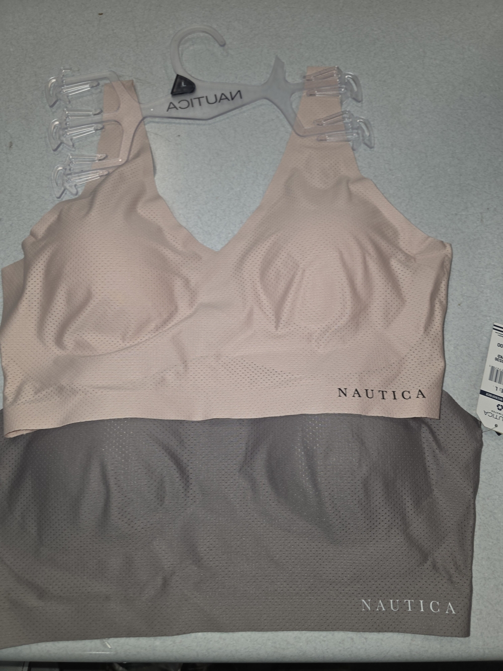 NWT 2 Nautica Soft Blush Bralettes